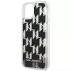 Karl Lagerfeld KLHCP14MLMNMK iPhone 14 Plus 6.7 hardcase black / black Liquid Glitter Monogram