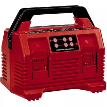EINHELL Power X-Quattrocharger 4A - Universal Power X-Change Charger suitable for 4x Batteries (LED-Status Display | Parallel Charging | Fast Charging | Charging Management | Re