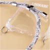 Necklace case Lookabe Snake Edition for iPhone 7/8, silver, protective pendant-style cover with cord