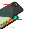 Protective phone case Devia for iPhone 11 Pro Max — green simple style