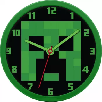 Wall clock Minecraft 25 cm