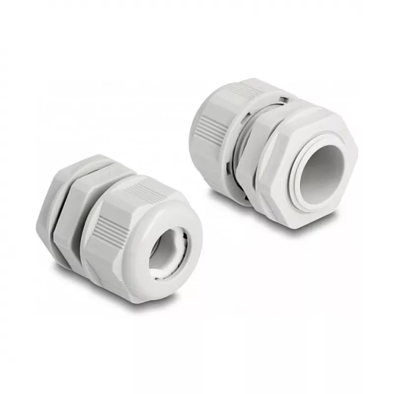 DeLOCK EX Cable Gland M20 grey 2 pieces Polyamide