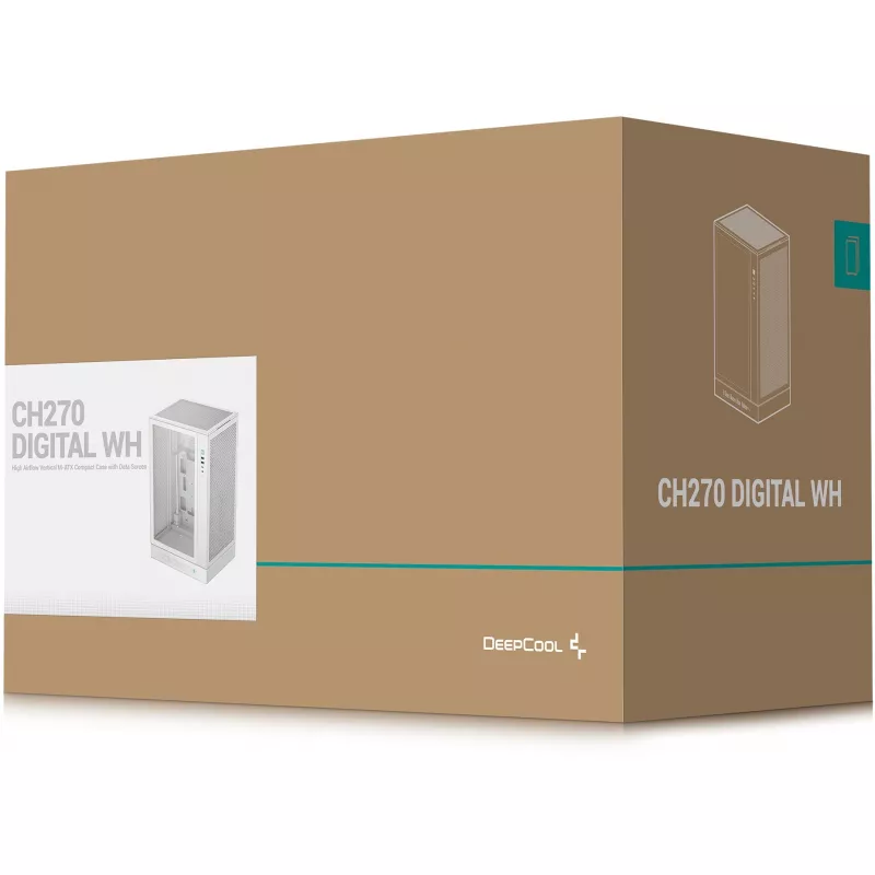 DeepCool CH270 WH enclosure (R-CH270-WHNDM0-G-1)