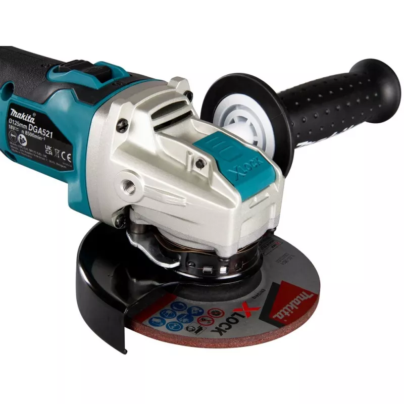 X-LOCK Cordless Angle Grinder DGA521ZX1, 18Volt (Blue/black, without Battery and Charger)