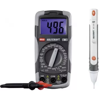 VOLTCRAFT DT-TEST-KIT 150 Hand-Multimeter digital CAT III 600 V Display (Counts): 2000 (1214405)