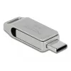 USB Flash Drive DeLOCK 16GB USB-C Type-A Metal Housing
