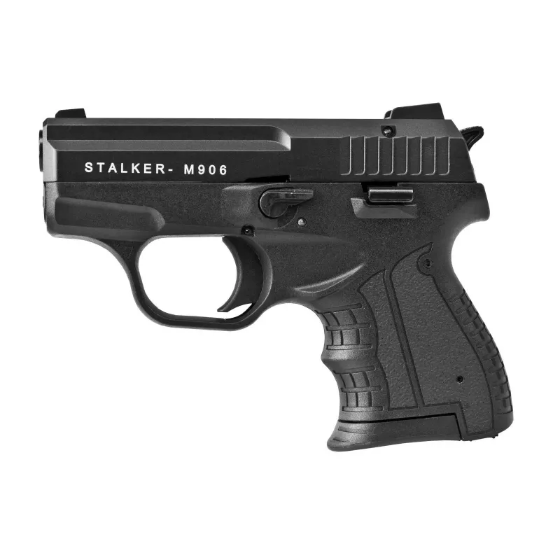 Signal blank-firing pistol STALKER M906 BAS caliber .22 Long Blank (6 mm) Black