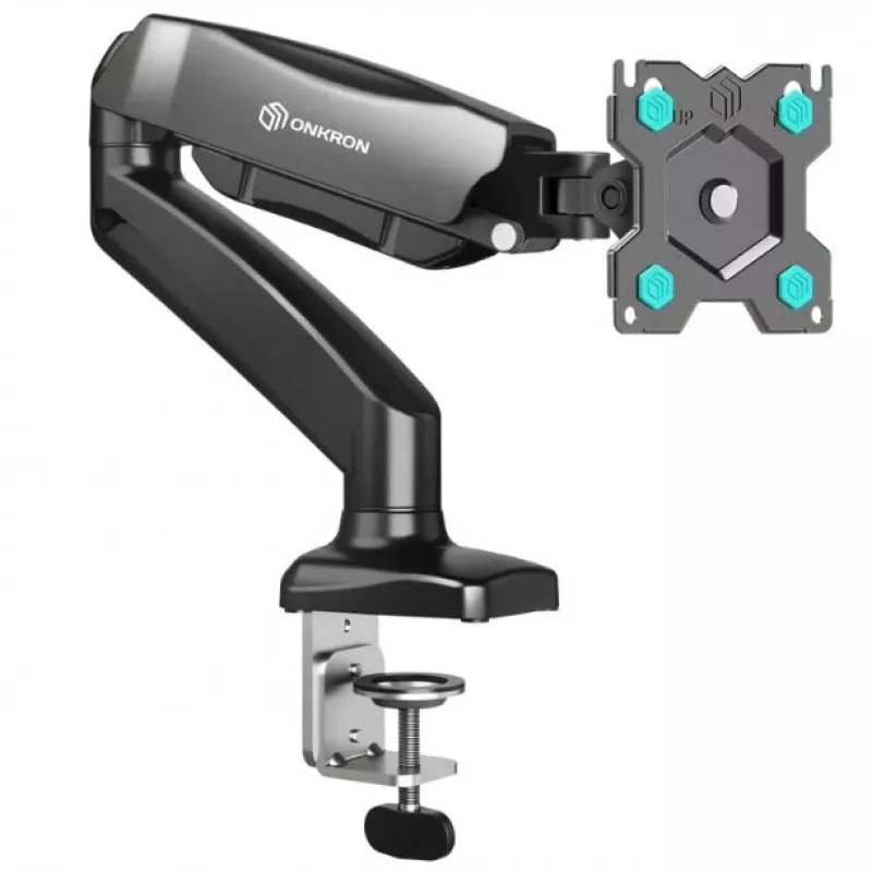 ONKRON G80-B Swivel and tilt desk mount for 13‘-32’ monitors, max. 8 kg, with rotation, black