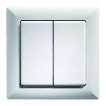 Wireless push button switch Eltako FT55-rw white