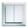 Wireless push button switch Eltako FT55-rw white