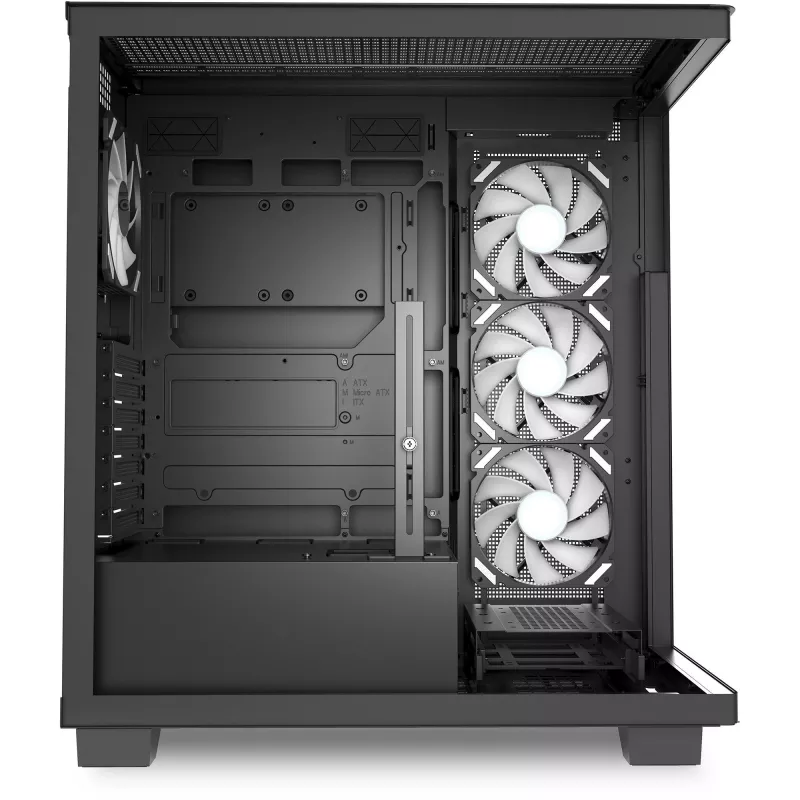 ELITE SHARK CA500 , Tower-Enclosure black, Tempered Glass x 2