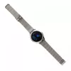 Smartwatch ORO-MED ORO-SMART CRYSTAL SILVER — round metal housing, LCD 240×198, 1.04 inch display, Bluetooth 4.0, waterproof, 120 mAh battery