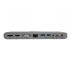 Eaton Tripp Lite USB-C Dock, Triple Display - 4K HDMI/DisplayPort, VGA, USB 3,2 Gen 1, USB-A/USB-C Hub, GbE, 100W PD Charging, International Power Cables - docking station - USB-C