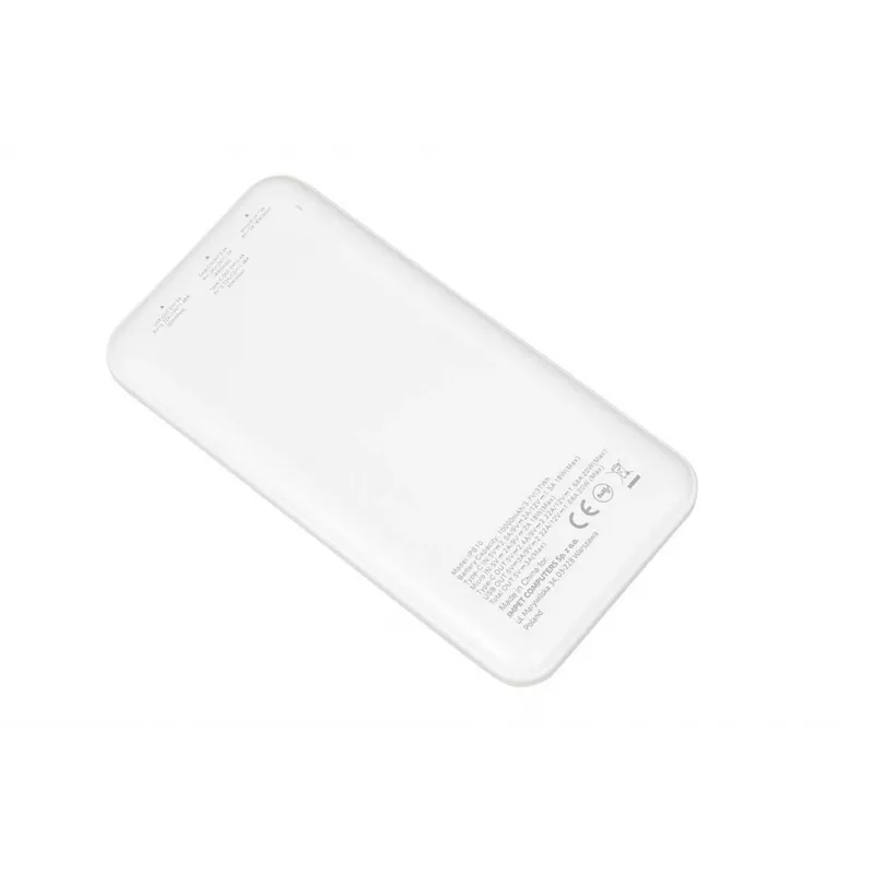 Portable power bank IBOX IPB10 10000 mAh, Li-Ion, Quick Charge 3.0, USB‑C & USB‑A outputs, 20W PD
