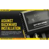 Battery charger Nitecore D2 — 2‑slot charger for AA/AAA/AAAA/C batteries, 100–240V input, 4.2V output, black