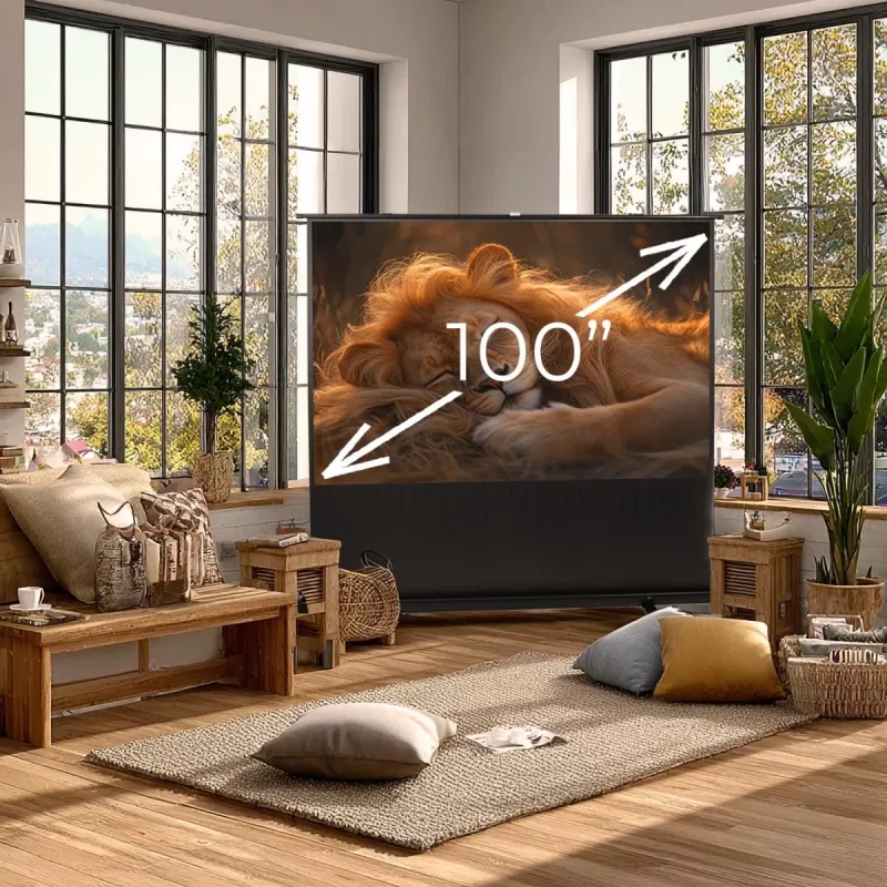 Portable projection screen MACLEAN MC-964 100-inch 16:9