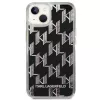 Karl Lagerfeld KLHCP14MLMNMK iPhone 14 Plus 6.7 hardcase black / black Liquid Glitter Monogram