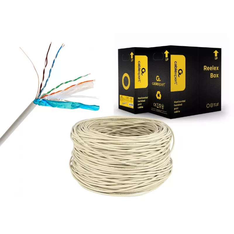 Gembird Cat 6 Ftp Lan Solid Cable Cca Eca 305M