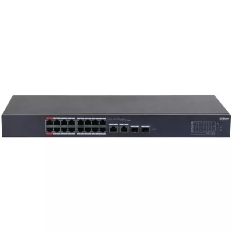 Dahua Technology DH-CS4218-16ET-135 network switch Managed L2 Gigabit Ethernet (10/100/1000) Power over Ethernet (PoE) Black