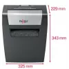 Rexel Momentum X406 Cross Cut Paper Shredder P4, Particle-cut shredding, 4 x 28 mm, 15 L, 125 sheets, 70 dB, Buttons