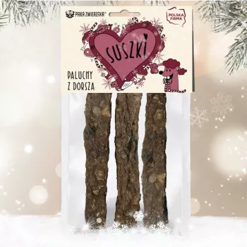 Dog treat PAKA ZWIERZAKA paluchy z dorsza 60 g — fish-flavored cod sticks, hypoallergenic, grain-free