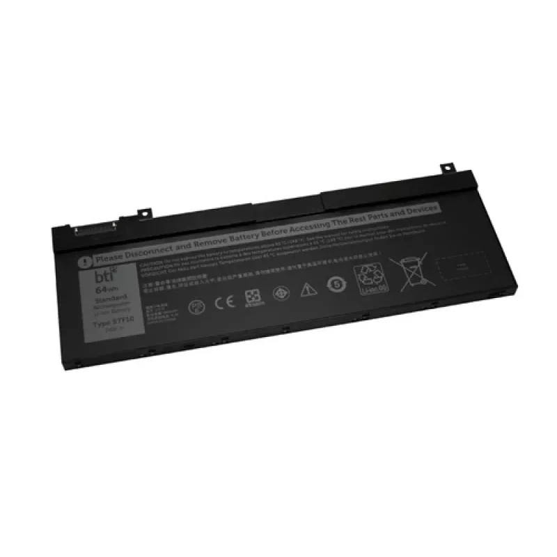 Battery BTI for Precision 7530, 8000 mAh, 7.6 V, Li‑Ion, black, OEM 5TF10