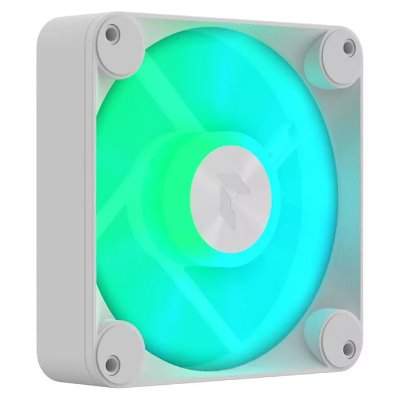 Cooling fan APNX FP1-Q 120 PWM ARGB-WT 120mm, PWM control, ARGB lighting, white frame
