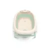 Baby bathtub neno LUCY STAND foldable with frame, rectangular, 1 shelf, max load 30 kg, white