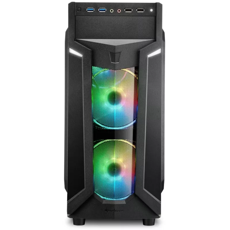 PC case Sharkoon VG6-W RGB Midi Tower Black