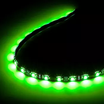 Universal strip light Lamptron FlexLight Pro — multi‑colour housing, green light