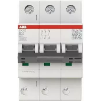 ABB Circuit Breaker SX203-B32 Flexline B-Char.6kA 32A 3P (2CDS253003R0325)