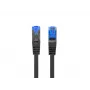LANBERG network cable Cat6a S/FTP straight-through RJ-45 10 m, CCA conductor, LSZH jacket, 500 MHz, black