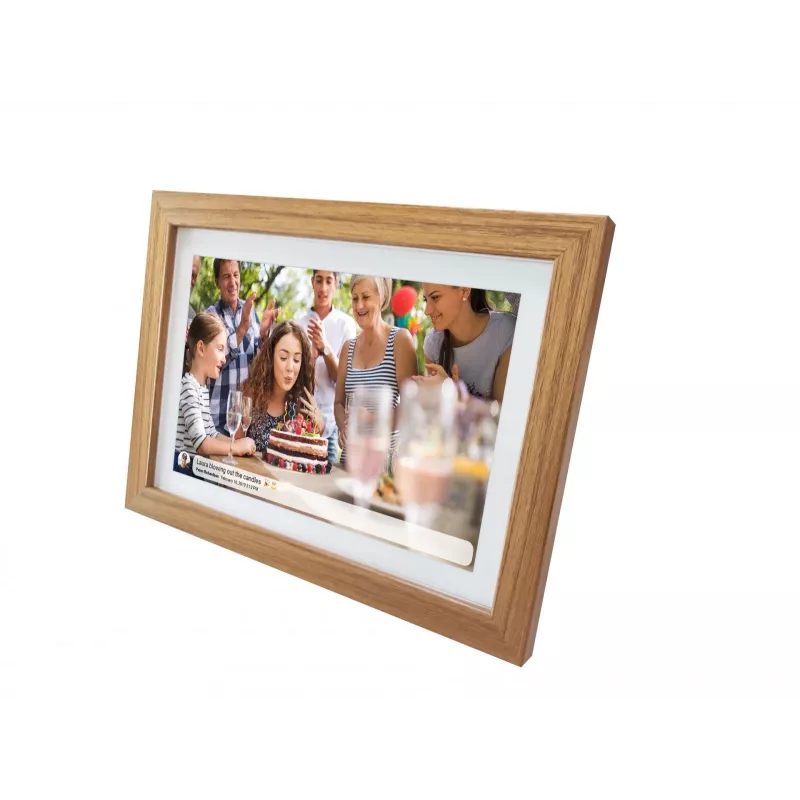 Digital photo frame SENCOR SDF 1093 OAK 10.1 inch — 10.1-inch display, oak finish
