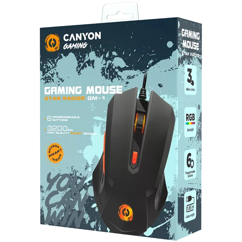 Gaming Mouse Canyon Star Raider USB Type-A