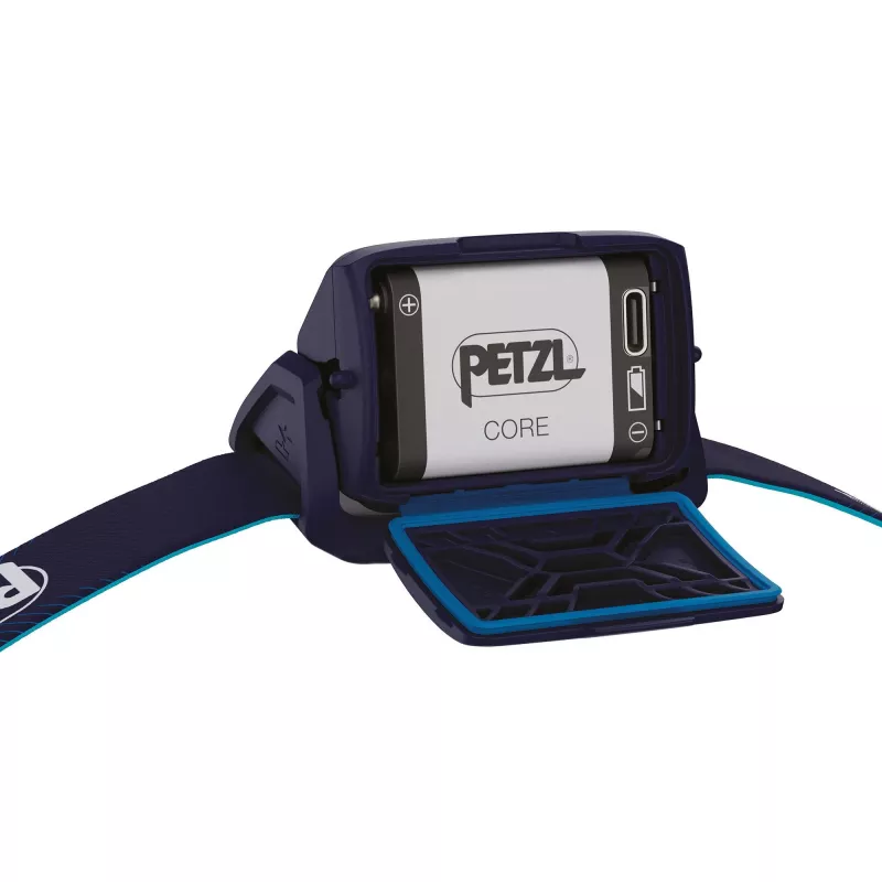 Headband flashlight Petzl Actik Core Blue LED 100 lm USB rechargeable