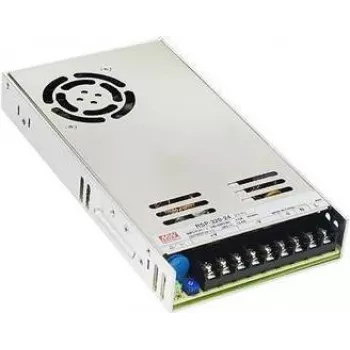Power supply MEAN WELL RSP-320-5, 320 W, output 5 V, input 88–264 V, RoHS, 115×215×30 mm