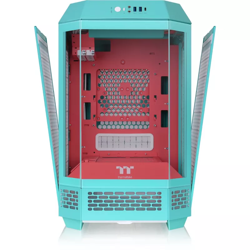 The Tower 250 , Tower-Enclosure mint/beere, Tempered Glass