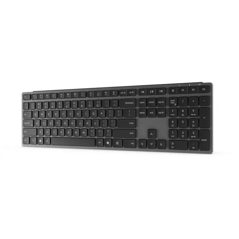 Wireless Multi-Device Keyboard Lenovo 700, US English layout, Bluetooth, Luna Grey