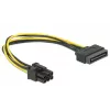 Delock 82924 SATA 15-pin to 6-pin PCI Express Power Cable