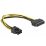 Delock 82924 SATA 15-pin to 6-pin PCI Express Power Cable