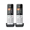 Gigaset COMFORT 500HX duo Analog/DECT telephone Caller ID Black, Silver