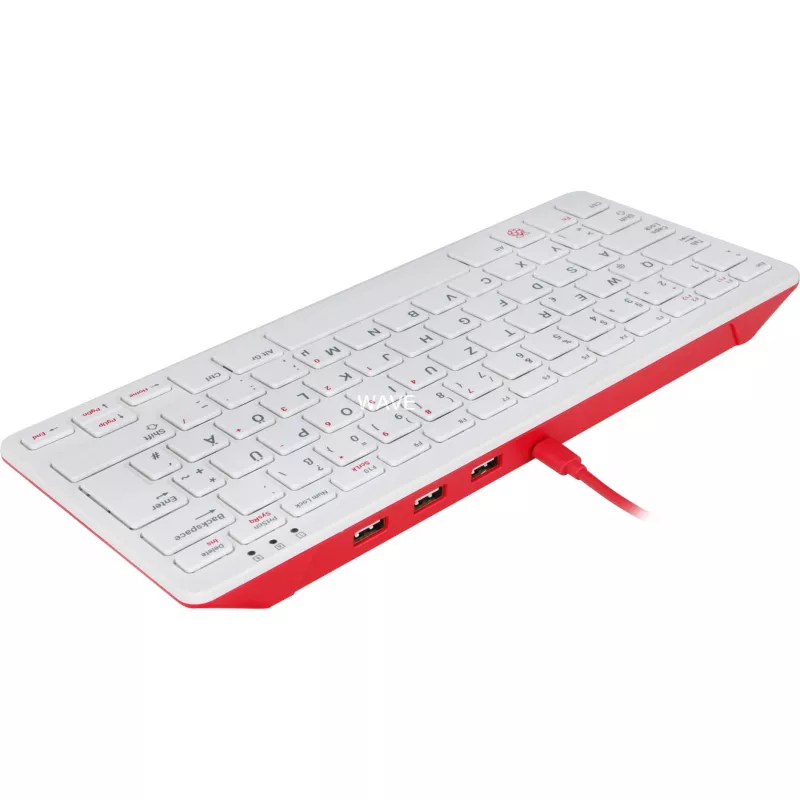 Wired USB Keyboard Raspberry PI KEYBOARD DE RB-TASTA01W — USB connection, German layout