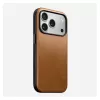 Mobile phone case Nomad Modern Leather Case cover for iPhone 17 Pro, 16 cm (6.3 inch), tan, leather & PC/TPU