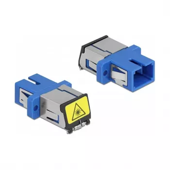 Optical Fiber Coupler DeLOCK 86888 SC Simplex Female to SC Simplex Female Blue