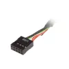 USB 19-pin to USB 9-pin adapter cable 0.15 m, black, No name ZUUS-173