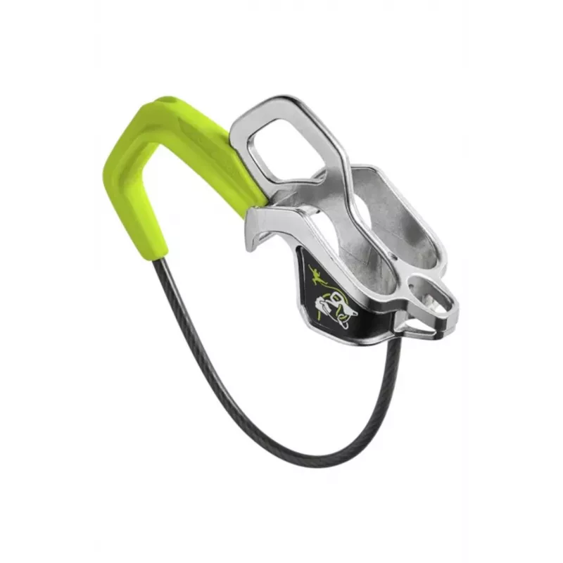 Tubular belay device Edelrid MEGA JUL Steel Green 75g