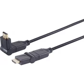 Monitor cable ShiverPeaks 2 x HDMI Type A connectors, 2.0 m length, HDMI 2.0 compatible
