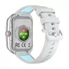 Smartwatch Colmi P86 Silver Bluetooth heart rate monitor, Silver casing