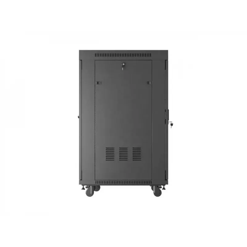 Freestanding rack cabinet LANBERG FF01-6824-23BL 24U 600×800 mm IP20 Black