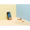 Phone case man and wood for iPhone 12 mini — denim black
